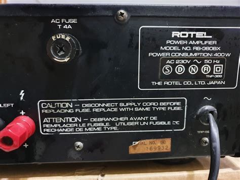 ROTEL STEREO POWER AMPLIFIER, Audio, Other Audio Equipment on Carousell