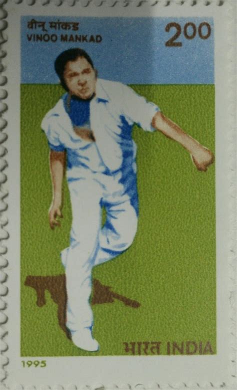 Cricket Vinoo Mankad Cricket India Rs.2- MNH Stamp – Sams Shopping