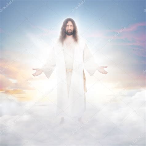 Jesus in the clouds — Stock Photo © jamesgroup #13470253