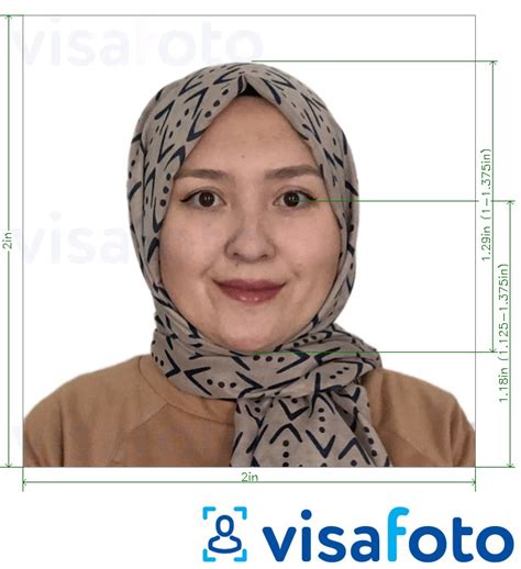 Indonesia visa photo 2x2 inch (51x51 mm) size, tool, requirements