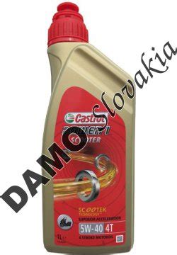 CASTROL POWER 1 SCOOTER 4T 5W-40 - 1l | Motorové oleje.sk