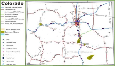 Colorado road map