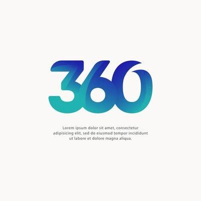 360 Logo Vector Template Design Illustration 2311115 Vector Art at Vecteezy