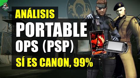 Metal Gear Solid: PORTABLE OPS - ¿Es canon? | (ANÁLISIS) - YouTube