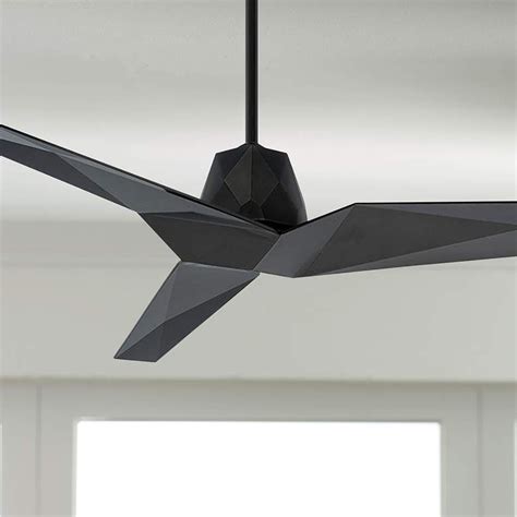 60" Modern Forms Vortex Gloss Black Wet Ceiling Fan - #71Y89 | Lamps ...