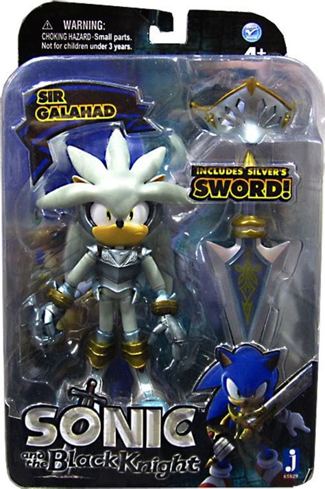 Sonic The Hedgehog Sonic and the Black Knight Silver 5 Action Figure ...