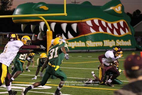 CaptainShreveGatorLA | Captain Shreve Gator Mascot at footba… | Flickr