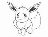 Eevee coloring Pages To Download And Print For Free sketch template