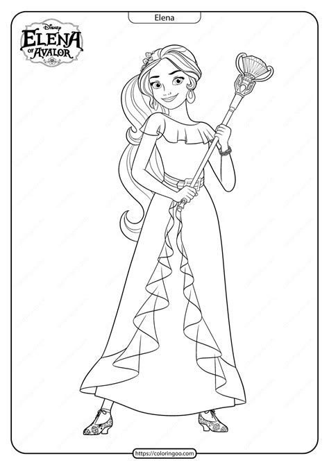 32+ Elena Of Avalor Coloring Pages Pdf | Free Wallpaper