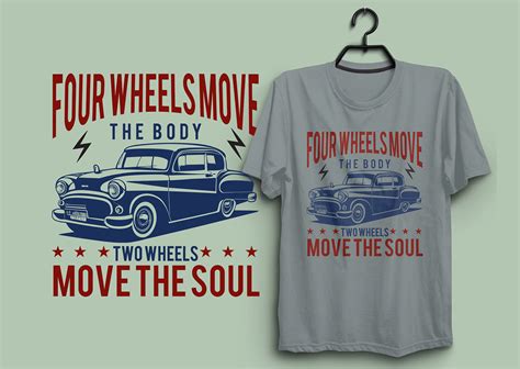 Vintage Car T-shirt Design, vintage t shirt, on Behance