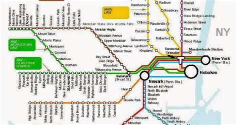 Maps of Newark New Jersey Train Lines - Free Printable Maps