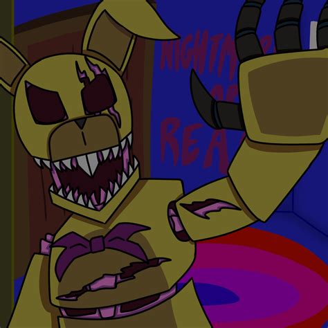 Day 38: Reimagination of Plushtrap... Is better Nightmare Nightmare Spring Bonnie! : r ...