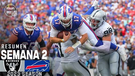 Las Vegas Raiders vs. Buffalo Bills | Semana 2 NFL 2023 | NFL ...