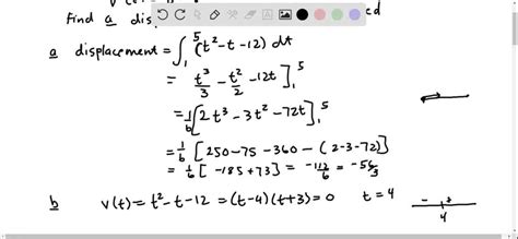 SOLVED:The velocity function, in feet per second, is given for a ...