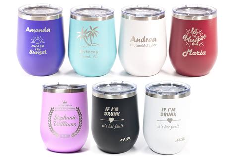 Personalized Insulated Wine Tumbler