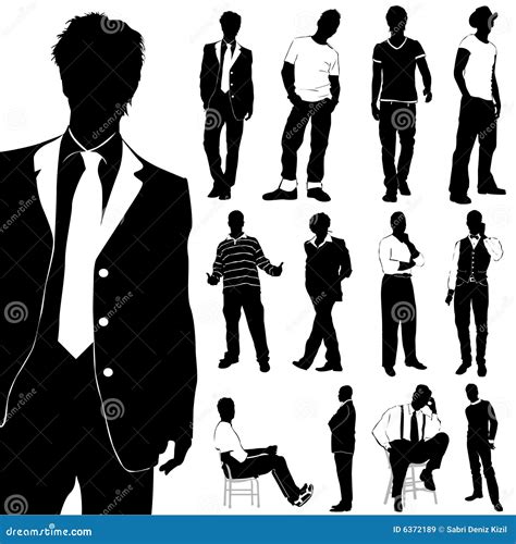 Fashion Men Vector Royalty Free Stock Images - Image: 6372189