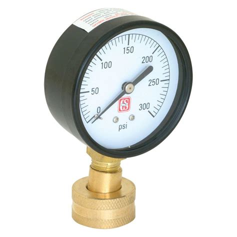 Eastman 3/4 in. Brass Water Pressure Test Gauge-45169 - The Home Depot