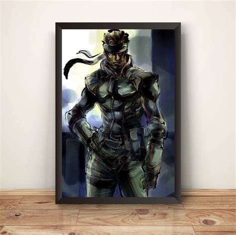 MGS Snake V4 Premium Poster. - Etsy