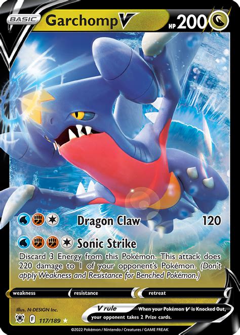 Garchomp V Astral Radiance Pokemon Card | Pikawiz