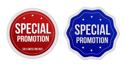 Special Promotion Stickers Set Stock Vector - Illustration of cheap, price: 55001718