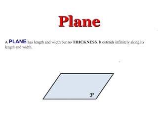 Points, Lines and Planes | PPT