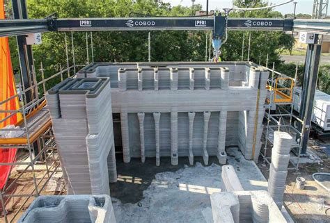 The first 3D-printed, two-story concrete home in the U.S.