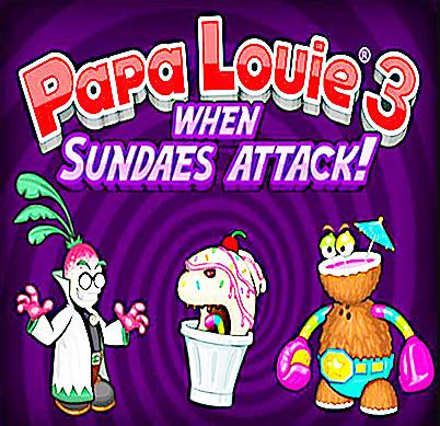 Papa Louie Game - Play Papa Louie Game On Papa's Freezeria