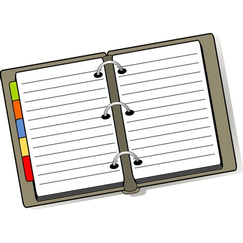 Notebook vector drawing | Free SVG