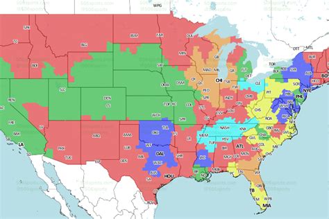 NFL TV Schedule and Broadcast Map: Week 6 | FOX Sports