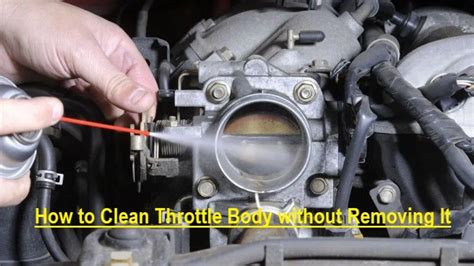 How to Clean Throttle Body without Removing It | Carb cleaner, Ford focus, Cleaning