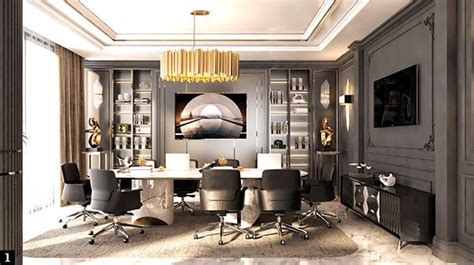 Neo Classic CEO Office Interior Design - Istanbul