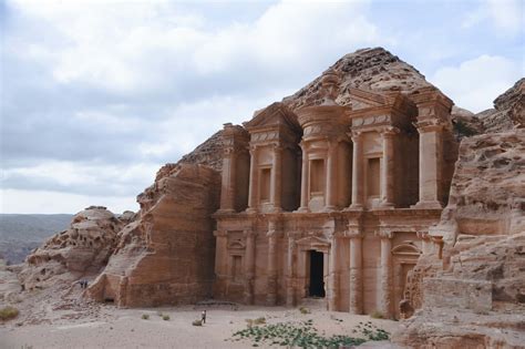 Building Petra Jordan During Daytime Monastery Image Free Photo