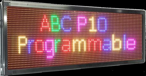 38"x151" Full Color (RGB) 10mm Outdoor Scrolling Programmable LED Sign