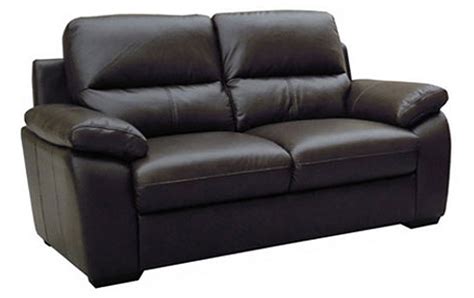 SALE Gloucester Regular 2 Seater Brown Leather Sofa Sofas Couch Suite ...