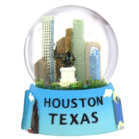 Houston, Texas Snow Globe