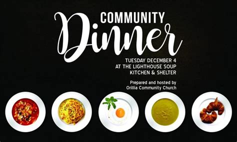 Community Dinner – Orillia Community Church