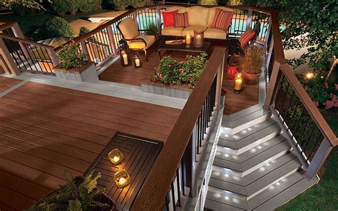 20 Gorgeous Trex Composite Decking Ideas | Porch and Deck Ideas | Cool deck, Deck lighting ...