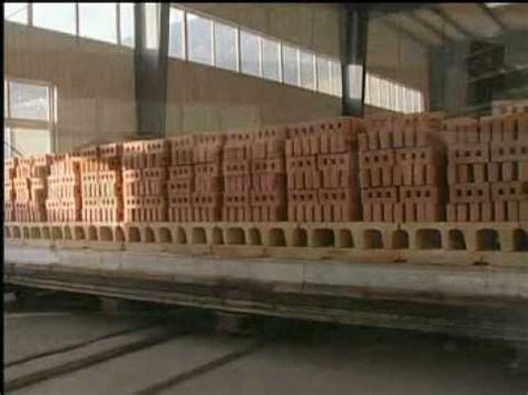 Tunnel Kiln for brick firing process - YouTube