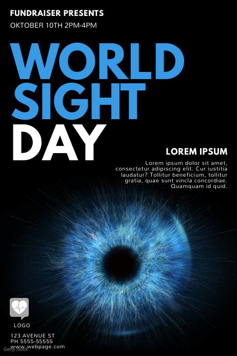 World Sight Day Flyer Design Template | PosterMyWall