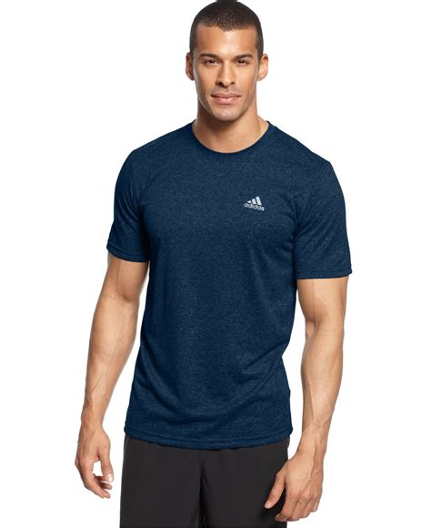 Lyst - Adidas Climalite Short-Sleeve T-Shirt in Blue for Men