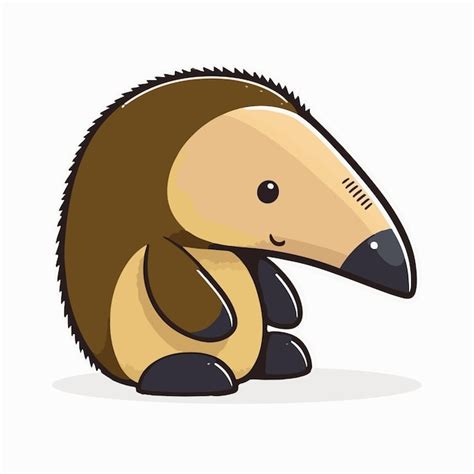 Premium Vector | Vector cute anteater cartoon style