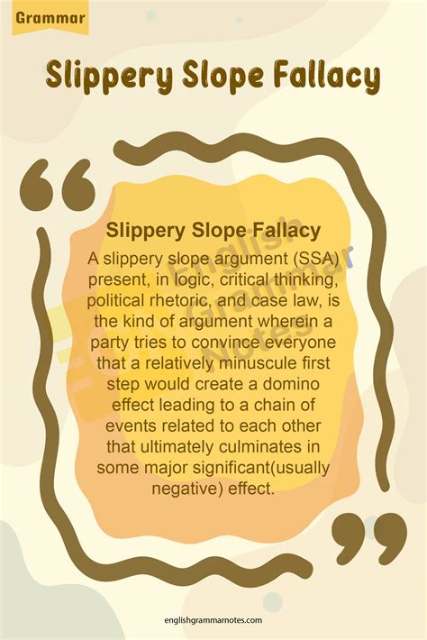 Slippery Slope Fallacy Examples in Politics, History, Movies and ...