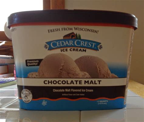 Cedar Crest Chocolate Malt Ice Cream