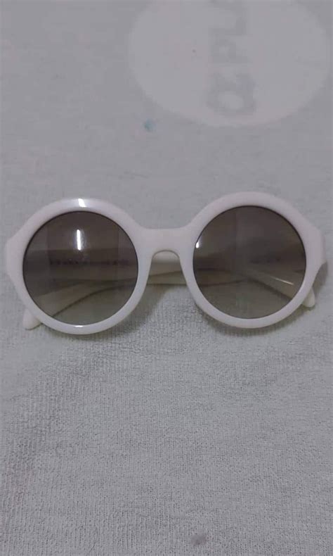 Vintage Prada round eyeglass, Women's Fashion, Watches & Accessories ...