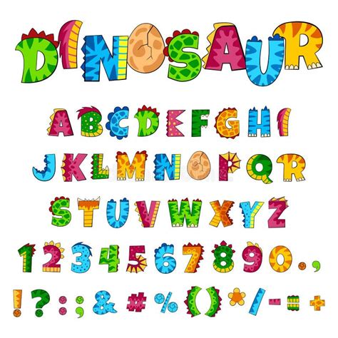 Dino Alphabet Numbers Stock Illustrations – 91 Dino Alphabet Numbers ...