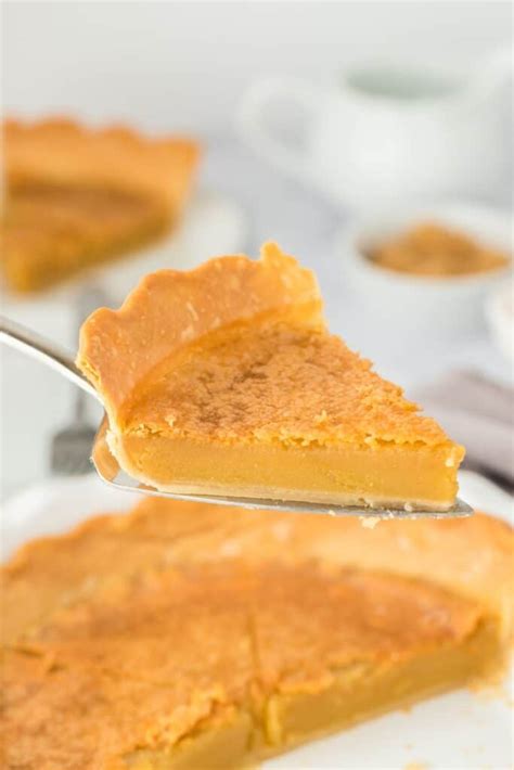 Easy Classic Vinegar Pie - Grandbaby Cakes