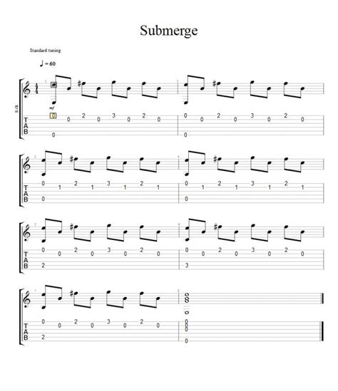 Submerge - Easy Classical Guitar Lesson - TAB - LearnGuitarInLondon.com - Drue James