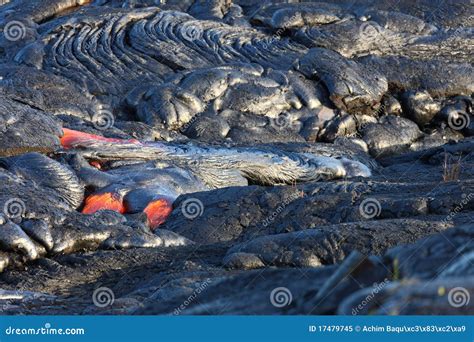 Lava flow stock image. Image of lavastream, floating - 17479745