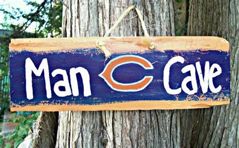 Reclaimed CHICAGO BEARS Man Cave Da Bears Team by JunkWorksEtc, $16.50 ...