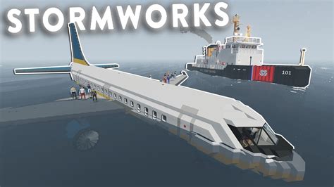 ARCTIC PASSENGER JET RESCUE! - Stormworks Build and Rescue Gameplay - Plane Crash Survival - YouTube